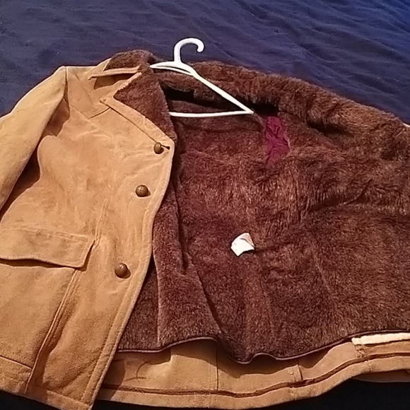 VintageRough out leather jacket - Picture 2 of 4